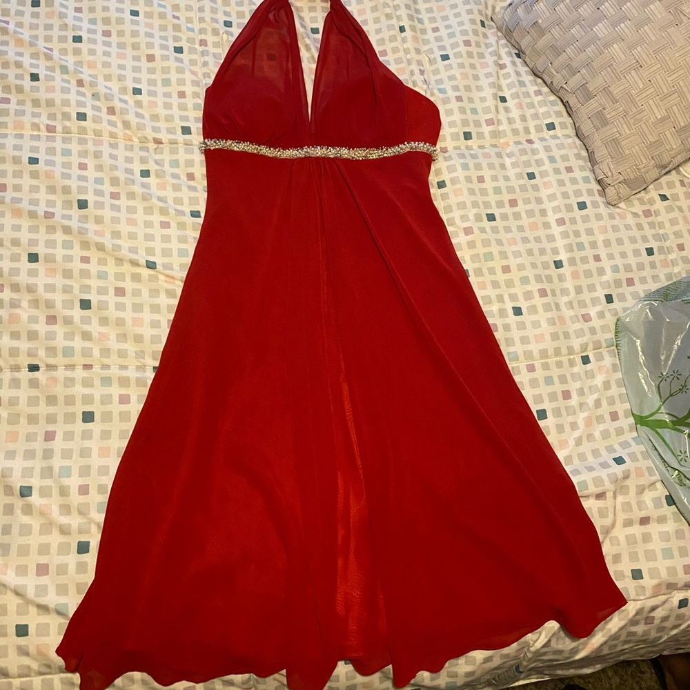 Red dress